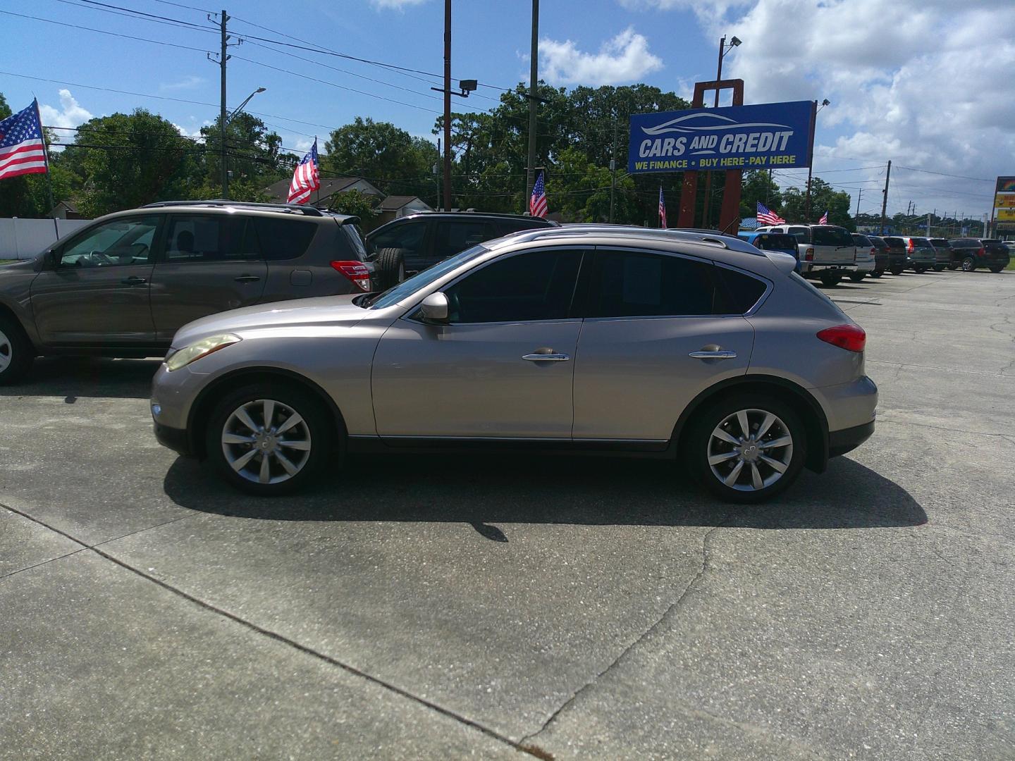 2008 SILVER INFINITI EX35 BASE; JOURNEY (JNKAJ09E28M) , located at 1200 Cassat Avenue, Jacksonville, FL, 32205, (904) 695-1885, 30.302404, -81.731033 - Photo#1